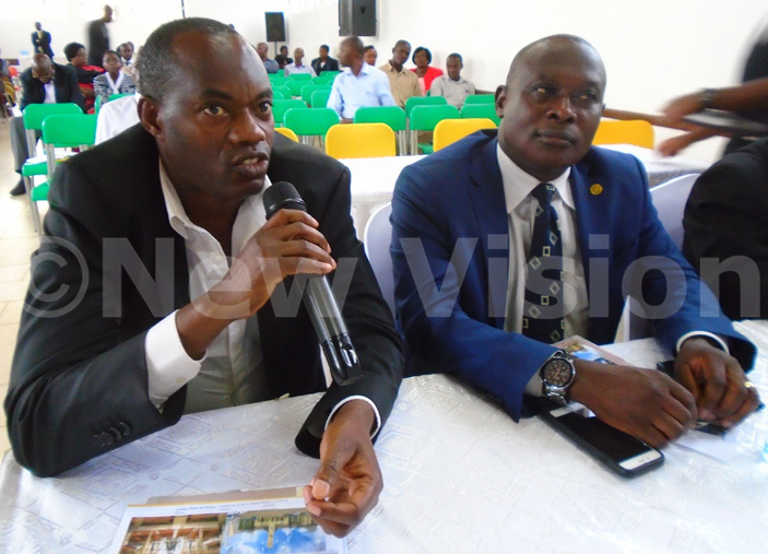  usiness mogul aesar ulenga contributes to the project discussion during the function