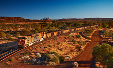  A BHP iron ore train near Newman