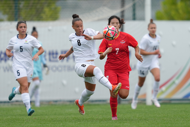 (SP)CHINA-DALIAN-FOOTBALL-FISU UNIVERSITY WORLD CUP-BRA VS CHN(CN)