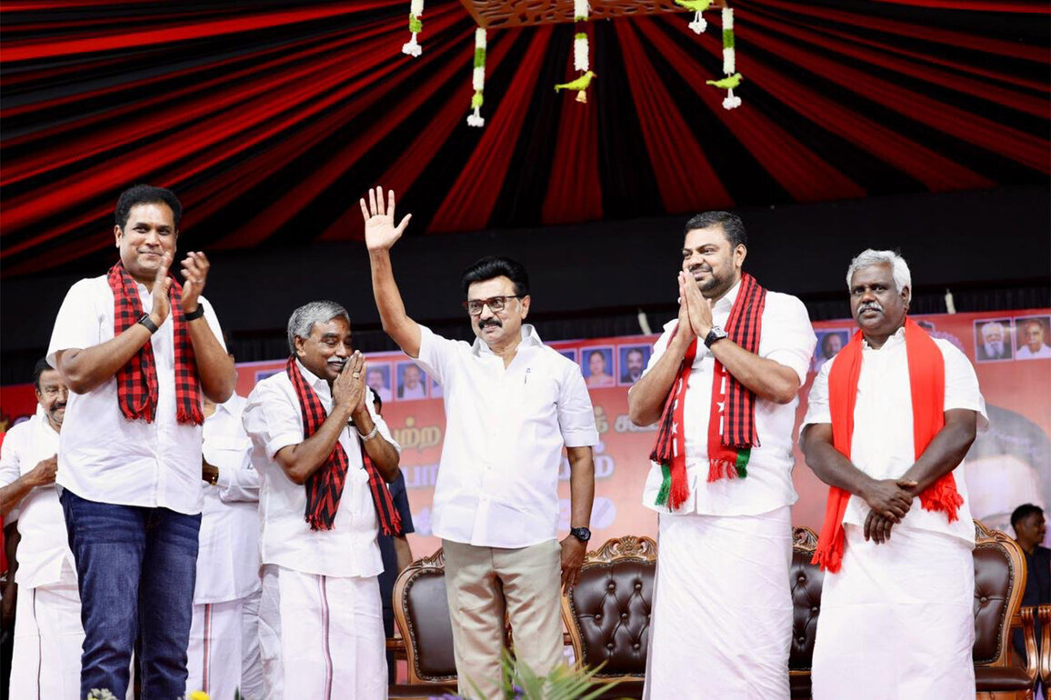 DMK alliance projected to retain power in Tamil Nadu with 181-189 seats, 40% vote share: Lok Poll survey