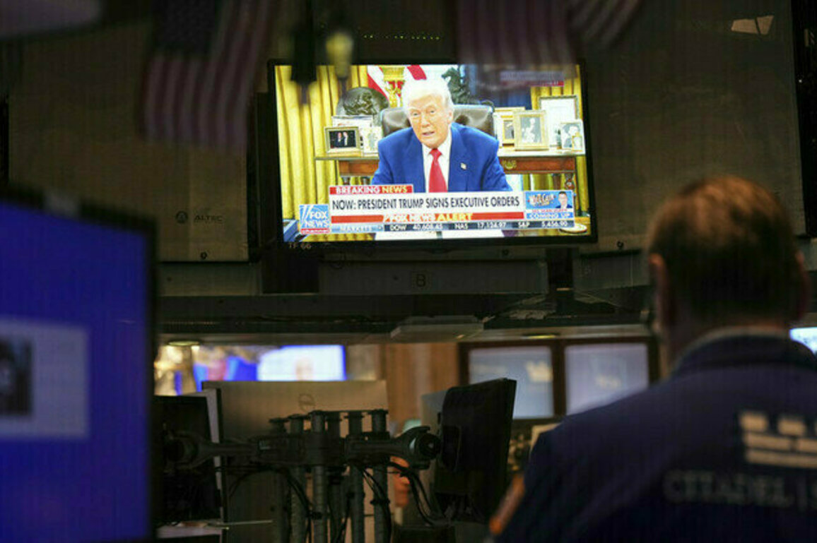 Trump admits he reacted to stock market plunge