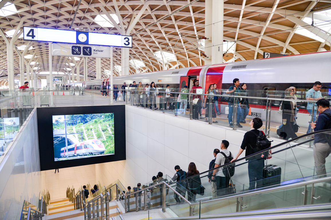 INDONESIA-JAKARTA-BANDUNG HSR-9 MILLION PASSENGERS
