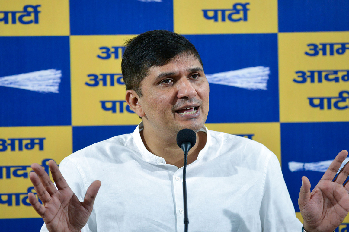 "BJP, LG Sinha now pushing same Kejriwal's reforms they once stopped": AAP's Saurabh Bharadwaj