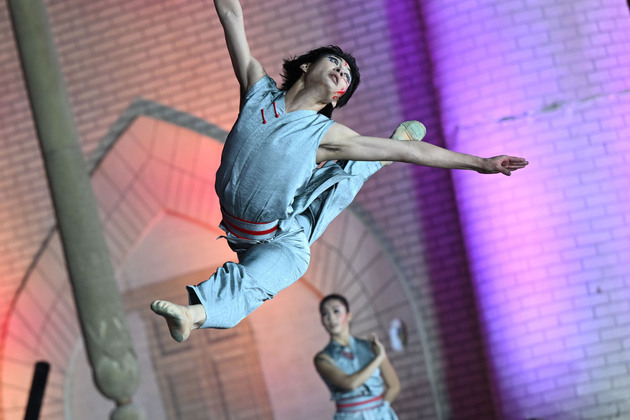 UZBEKISTAN-KHIVA-LAZGI DANCE FESTIVAL-CHINESE DANCERS