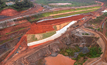 Barrage Área IX da mina de Fábrica