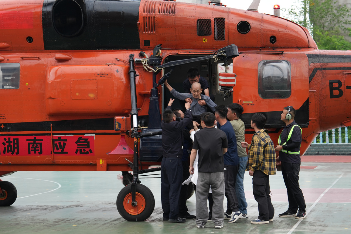 CHINA-HUNAN-CHANGDE-HEAVY RAINS-DISASTER RELIEF (CN)