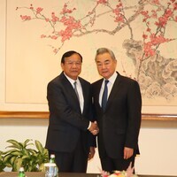 U.S.-NEW YORK-CHINA-WANG YI-CAMBODIA-MEETING