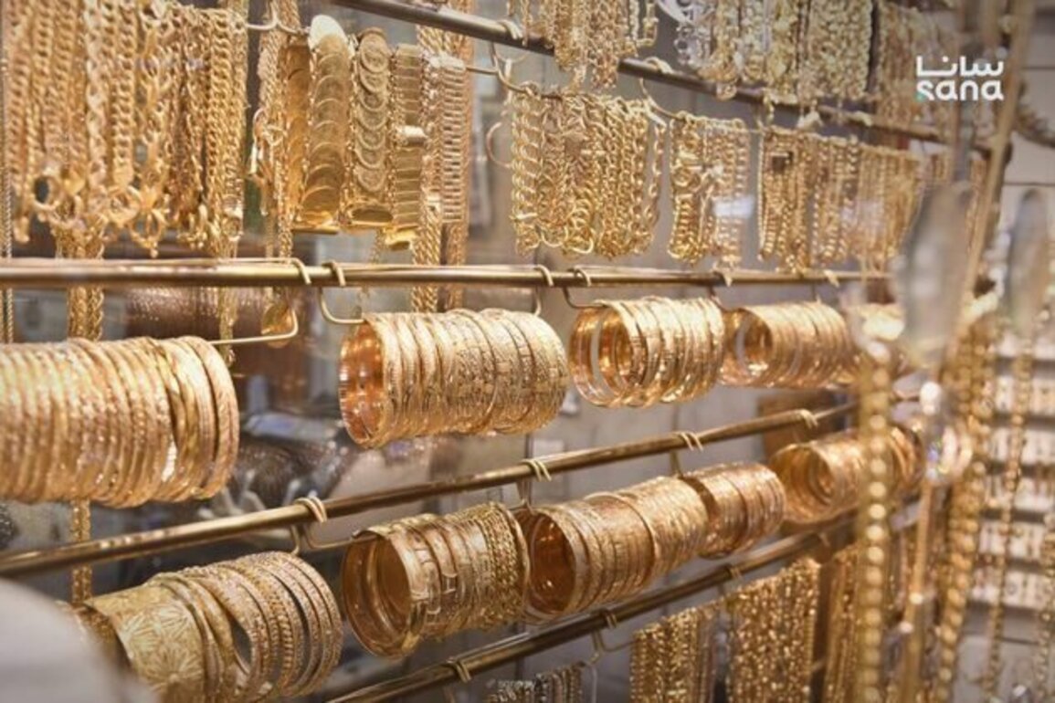 Gold prices rise by 15,000 SYP in Syrian market