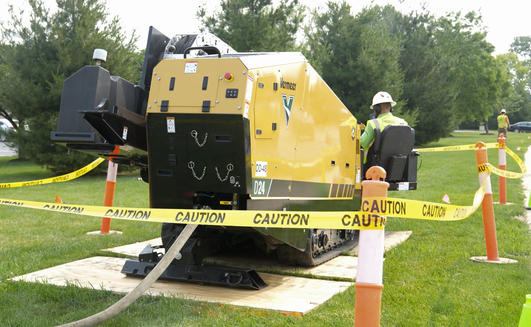 The Vermeer D24 HDD fills a defined role on the fibre construction side of Always Underground Inc.’s business