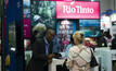  The Rio Tinto booth at Investing in African Mining Indaba 2020