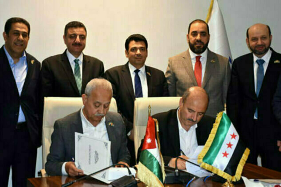 Syria and Jordan sign Trade and industry Agreement