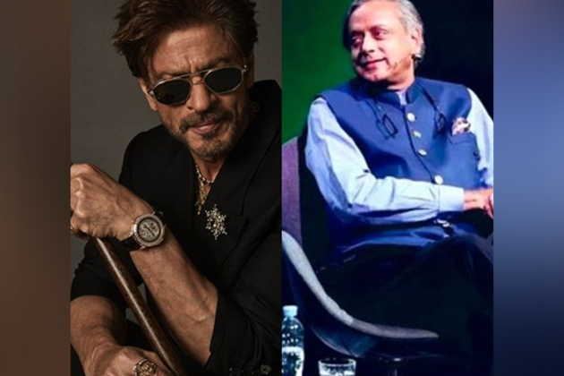 Shah Rukh Khan thanks Shashi Tharoor for a "simple praise" in his witty style; check post