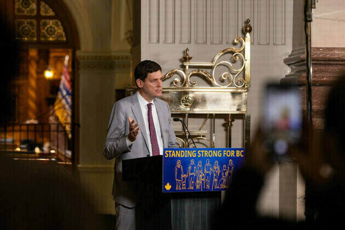 B.C. Premier Eby Says Lifting Tanker Ban Would Sink Billions in 'Real' Projects