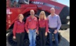  The Three Rivers management team of Kate Whiteley, Ray Watson, Ruth Plunkett and John Plunkett. Picture courtesy Case IH Australia.