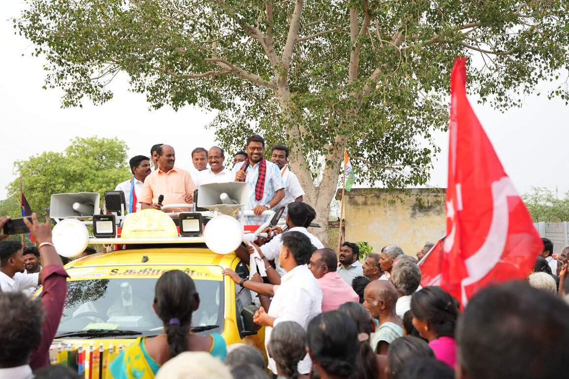 DMK will double women's entitlement amount if re-elected: MLA Kathiravan in Tiruchirappalli