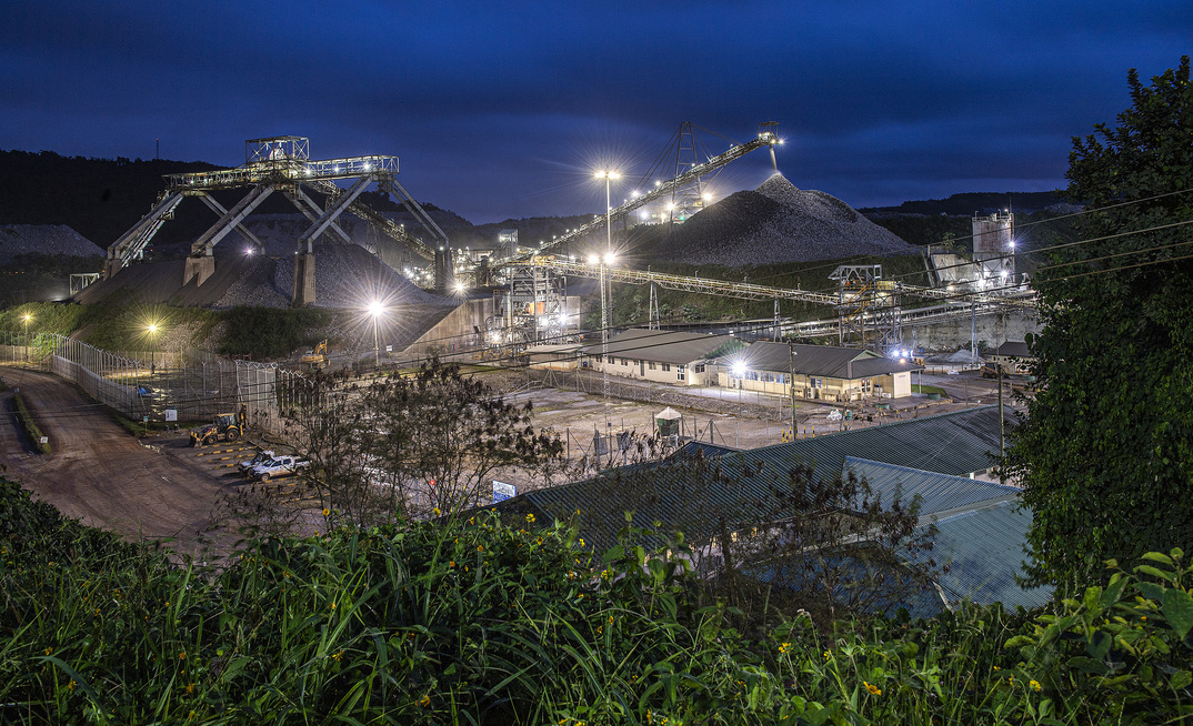 The Tarkwa processing plant
