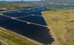 File photo: a grid-scale solar farm 