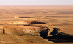 Minas de ouro em Tasiast, na Mauritânia