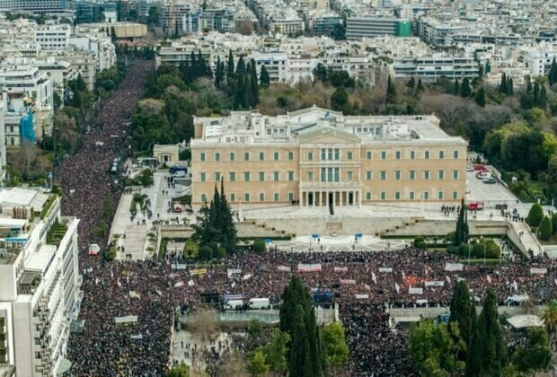 Hundreds of thousands protest across Greece over deadly train crash 