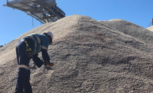  Stockpiles at the Altura lithium mine