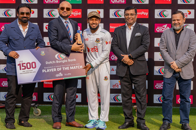 "I'm really lucky to play 100 Tests for my country": Mushfiqur Rahim after winning Player of the Match during 2nd Test