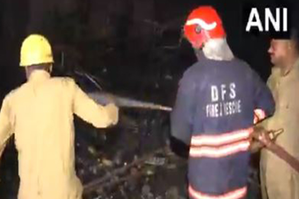24 shops gutted after massive fire at Dilli Haat in South Delhi