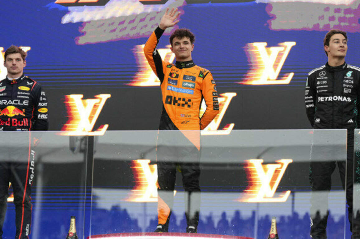 Norris holds off Verstappen to win wet and wild F1 opener in Australia