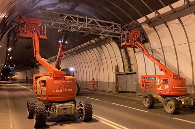Saltash Tunnel tech upgrade underway
