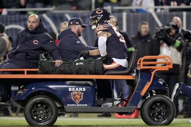 Bears LB T.J. Edwards, LT Ozzy Trapilo out for season