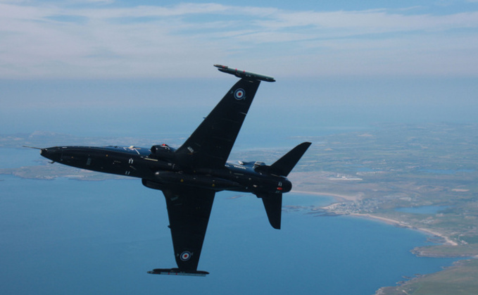 A Hawk T2 at RAF Valley. Photo courtesy of BAE Systems and Paul Heasman