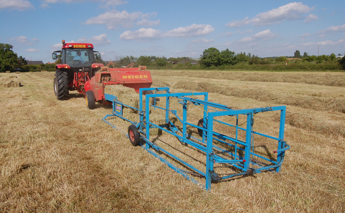 The Double-Four bale sledge was developed for production in 1961, building on the Super 8 design.