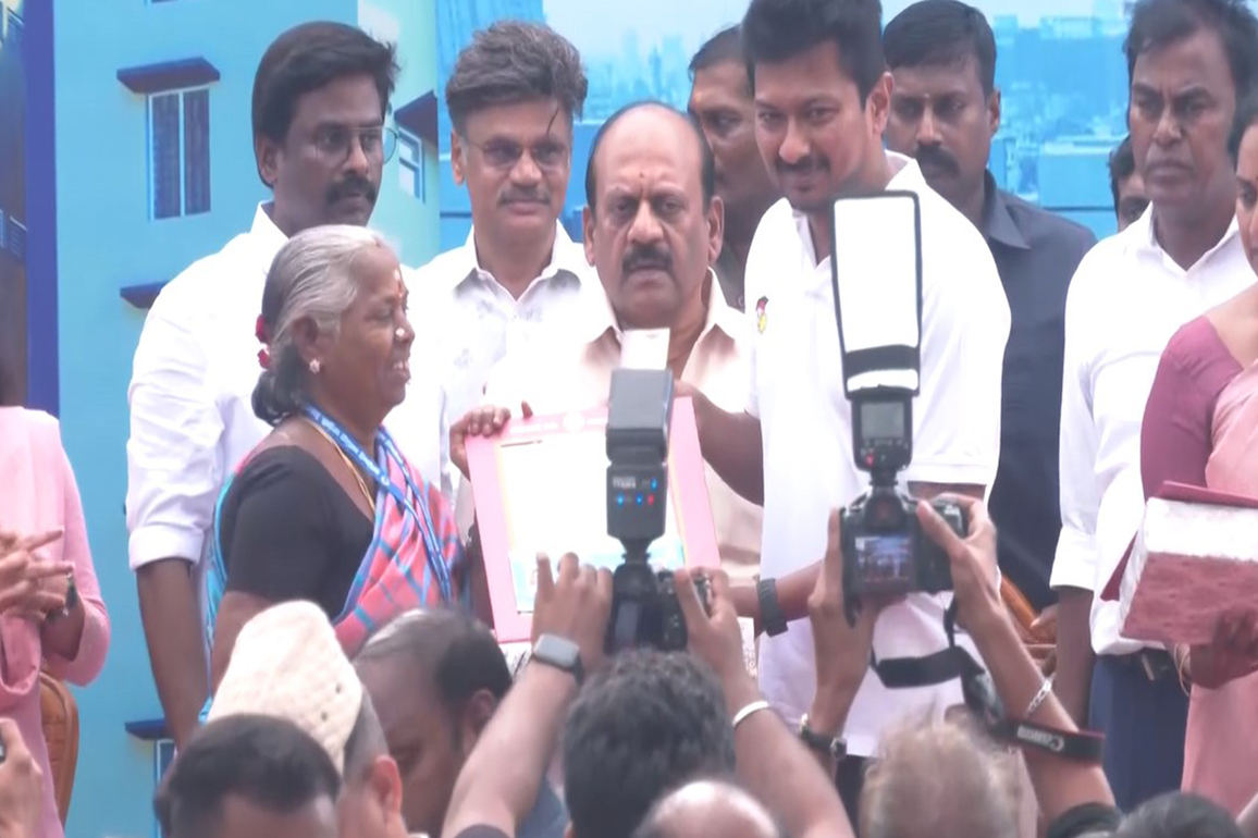 Tamil Nadu Deputy CM Udhayanidhi Stalin inaugurates 584 housing units in Chennai