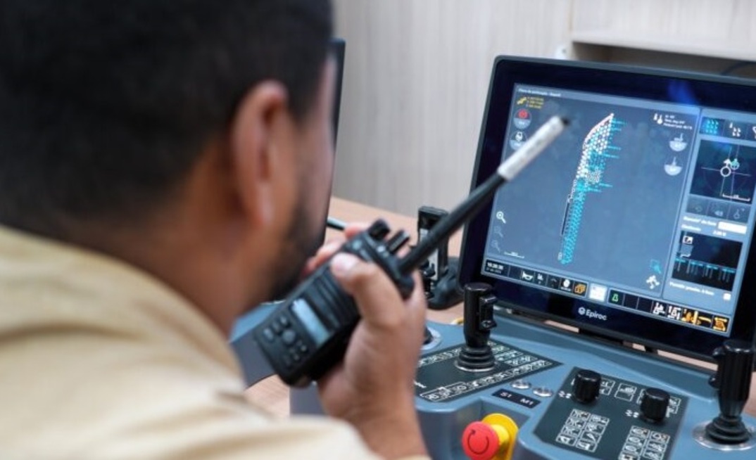 Kinross adota perfuratrizes autônomas na Mina Morro do Ouro, em MG/Divulgação