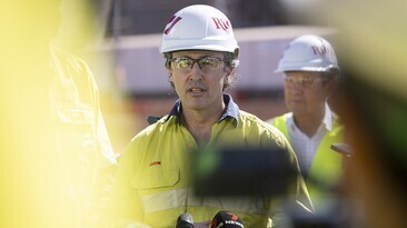 Rio Tinto chief executive Simon Trott, who took on the role last August.