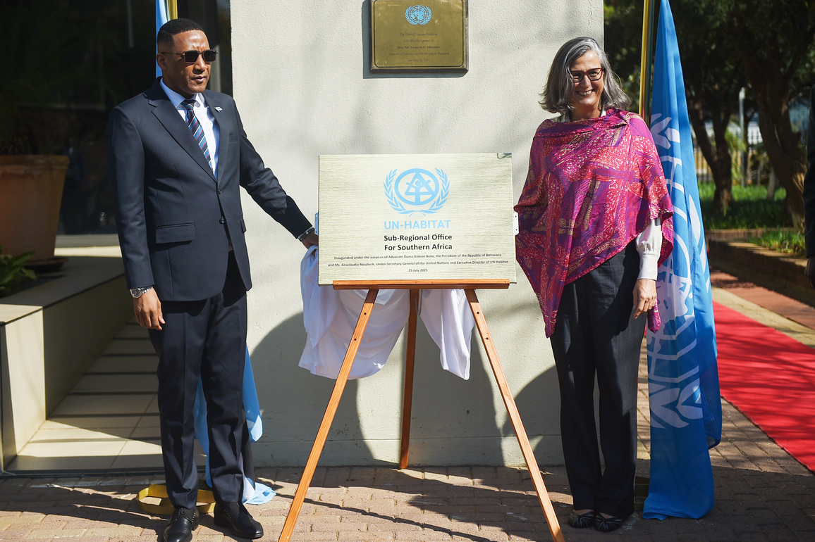 BOTSWANA-GABORONE-UN-HABITAT-SOUTHERN AFRICA-OFFICE-LAUNCH