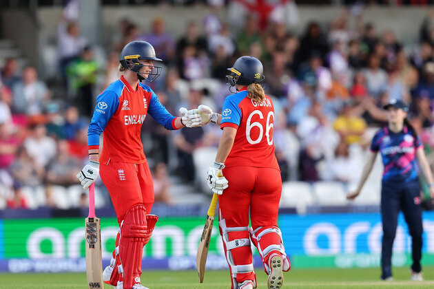 Women's T20 World Cup: England beat Scotland by 38 runs to stay unbeaten in Group B