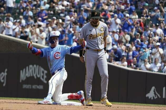 Jack Suwinski's late homer lifts Pirates past Cubs