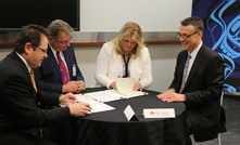 First Pac West officially signs the joint venture agreement on March 11 at Hatch’s head office in Mississauga