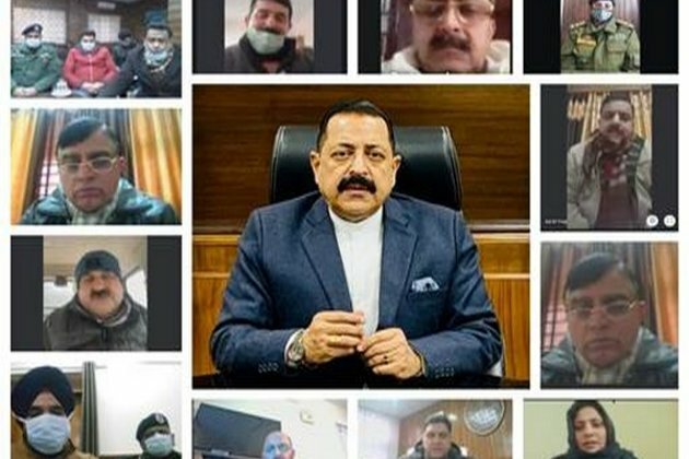 J-K: Union Minister Jitendra Singh reviews COVID-19 situation in his Lok Sabha constituency