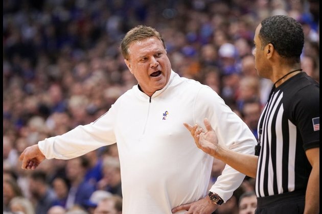 Kansas coach Bill Self to miss second-round game