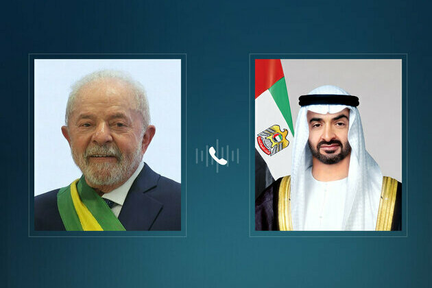 UAE, Brazilian Presidents discuss bilateral relations in phone call