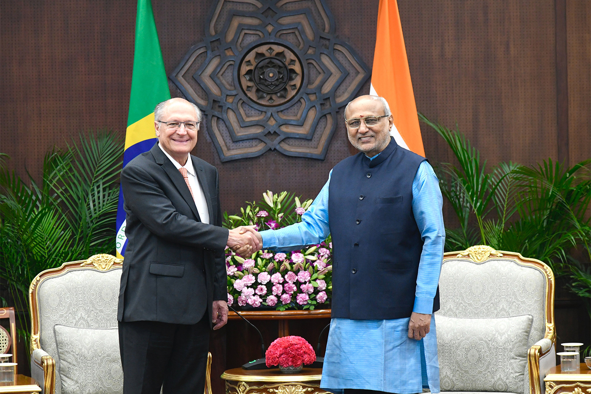 Brazilian Vice President Geraldo Alckmin meets Vice President CP Radhakrishnan, focus on trade, economy