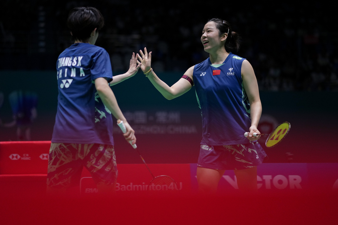 (SP)CHINA-CHANGZHOU-BADMINTON-CHINA OPEN-WOMEN'S DOUBLES