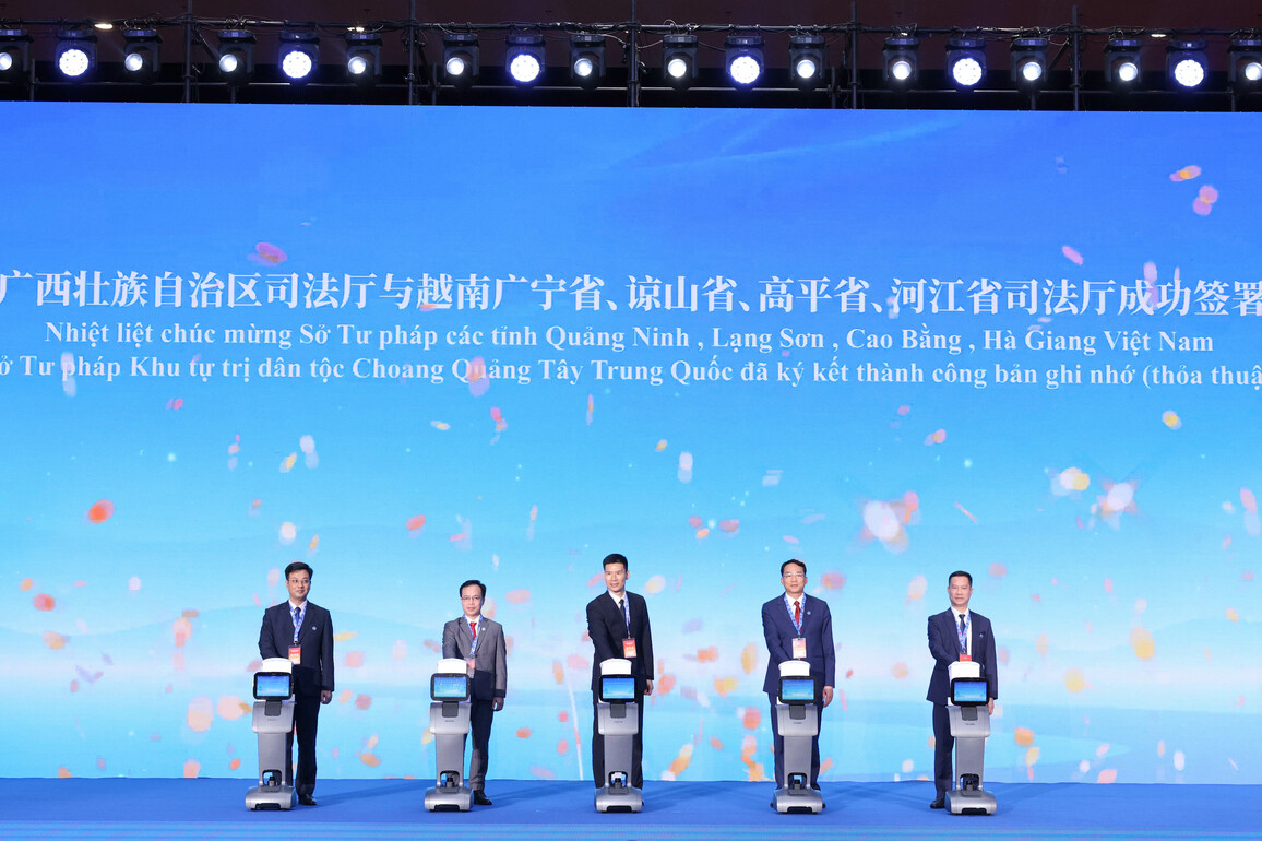 CHINA-GUANGXI-NANNING-VIETNAM-JUDICIAL COOPERATION-BORDER MEETING (CN)