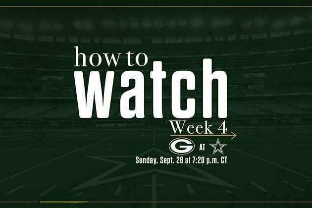 Packers vs. Cowboys | How to watch, stream & listen | Week 4
