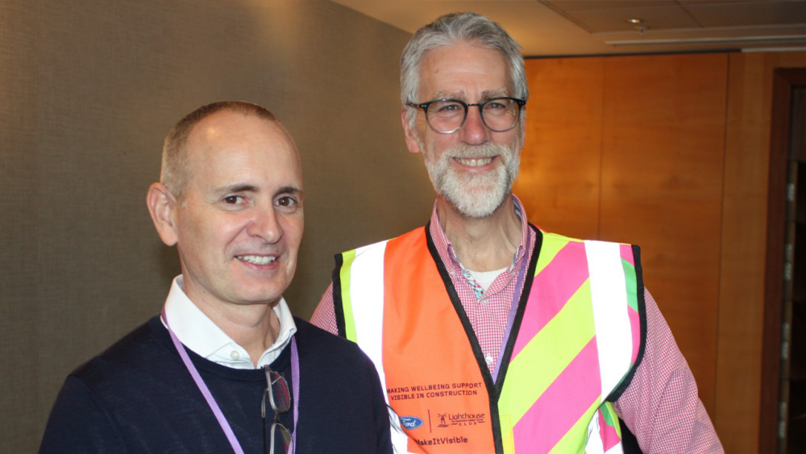 Jon Davies, ACA, and Bill Hill, Lighthouse Charity