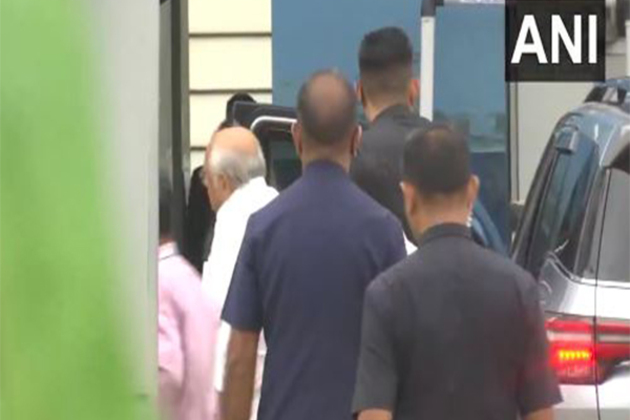 Gujarat CM, Civil Aviation Minister arrive at Ahmedabad airport to receive PM Modi