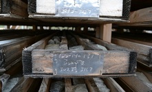 High-grade uranium in PLS drill core at the site. (Image: Mining Journal)