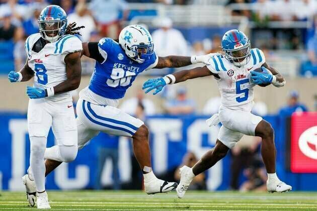 Kewan Lacy carries No. 20 Ole Miss to win over Kentucky