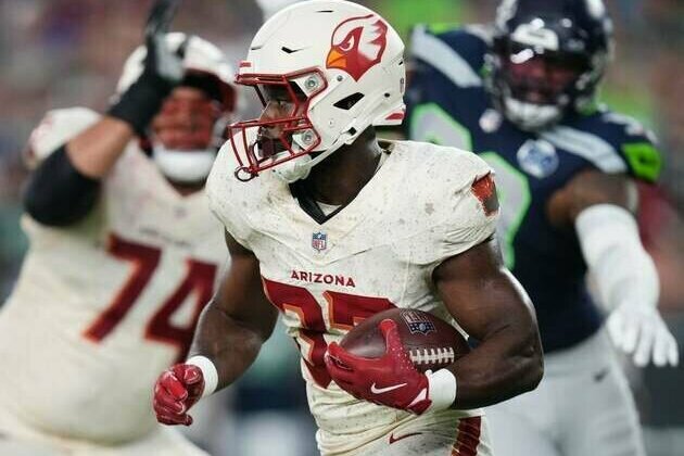 Cardinals placing RB Trey Benson (knee) on IR